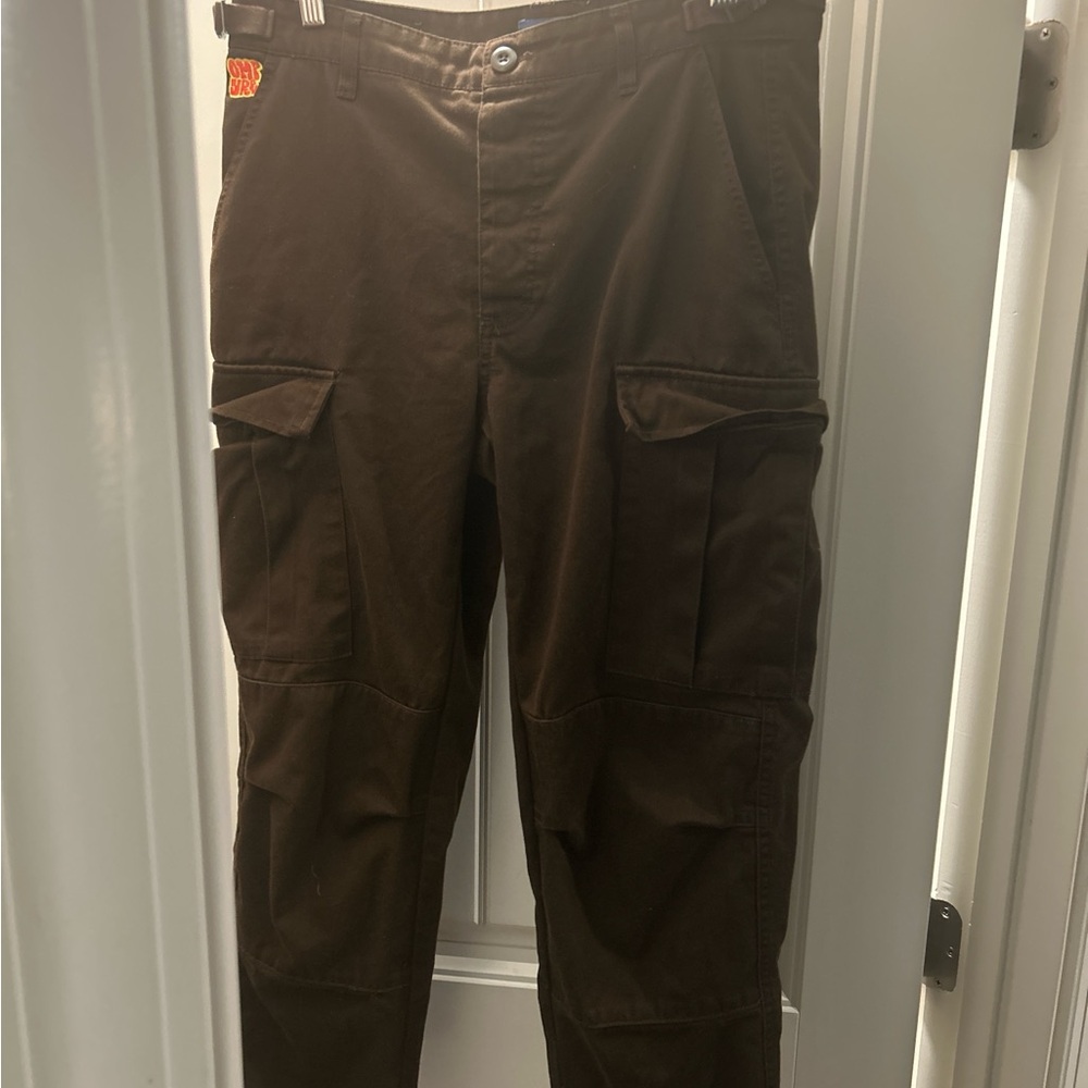 Empyre Brown Cargo Pants with Utility Design